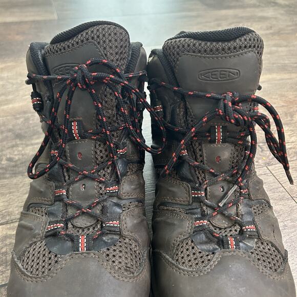 KEEN Utility Men’s 11 EE Lansing Mid Waterproof Leather Steel Toe Work Boot main image 13